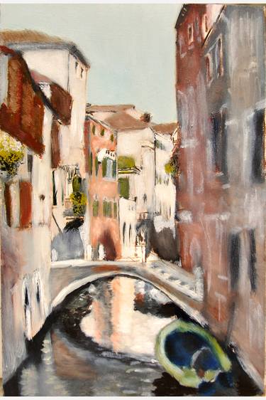 Bridge in Venice | Ukrainian artist | Original Oil Painting thumb