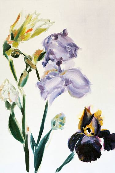 Original Impressionism Floral Paintings by Anna Brazhnikova