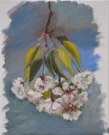 Blooming Sakura | Ukrainian artist | Original Oil Painting thumb