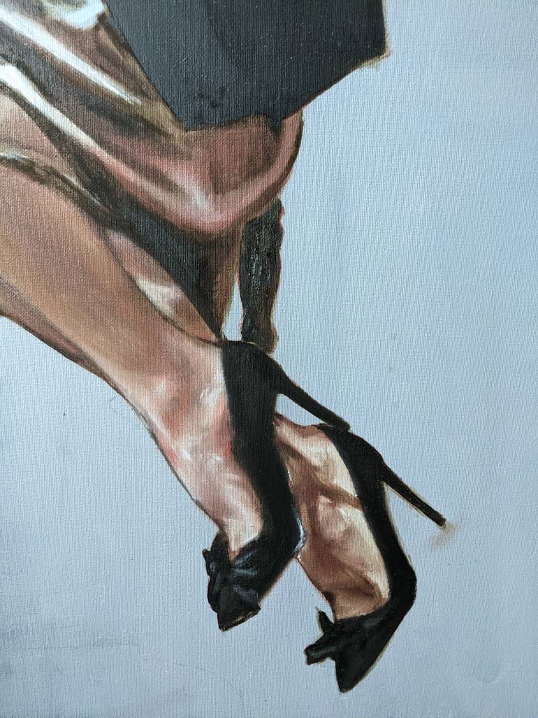 Original Conceptual Women Painting by Anna Brazhnikova