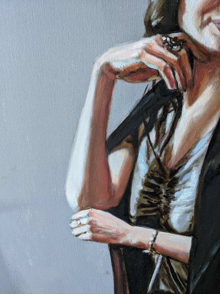 Original Conceptual Women Painting by Anna Brazhnikova