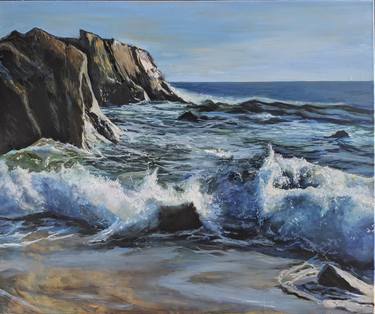 The Atlantic Ocean | Ukrainian artist | Original Oil Painting thumb