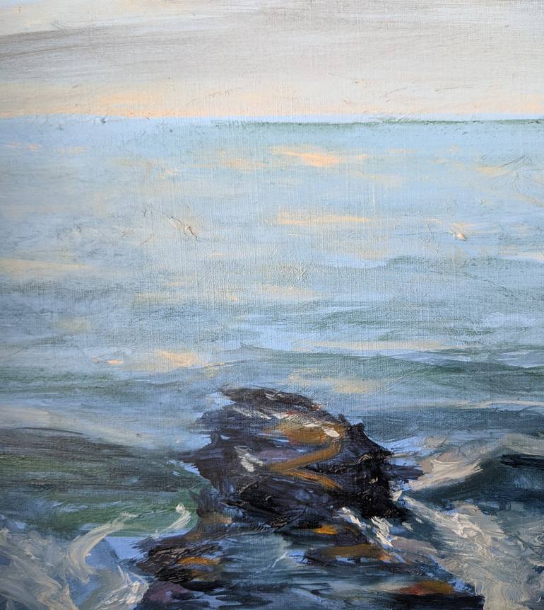 Original Realism Seascape Painting by Anna Brazhnikova