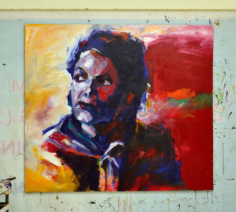 Original Expressionism Celebrity Painting by Mai Huy Dung