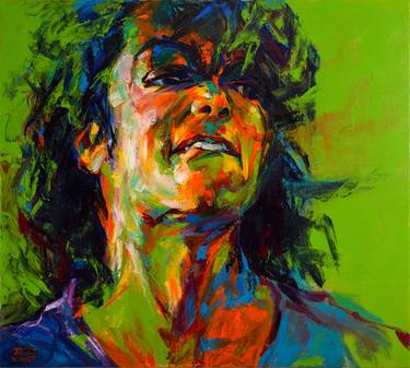 Original Abstract Expressionism Celebrity Paintings by Mai Huy Dung