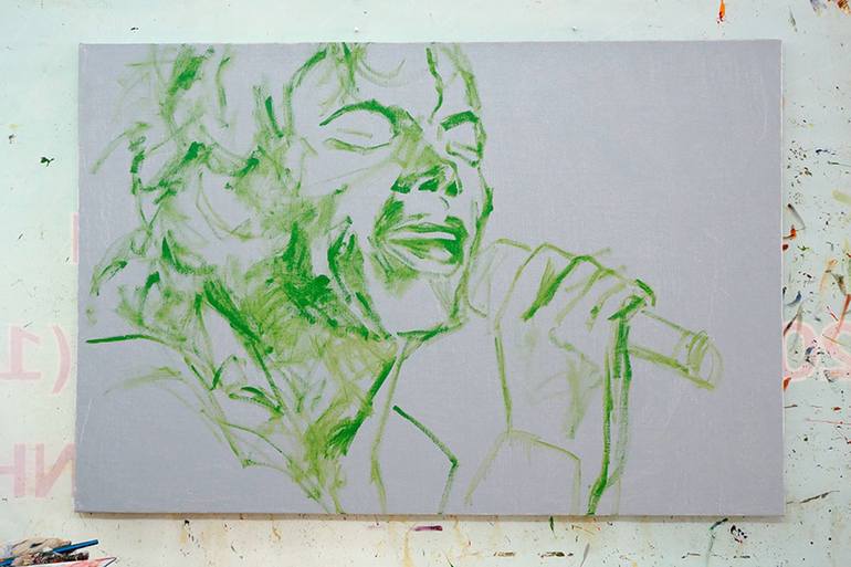Original Celebrity Painting by Mai Huy Dung