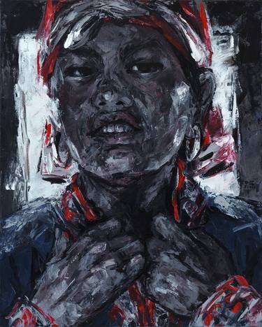 Print of Abstract Expressionism Portrait Paintings by Mai Huy Dung