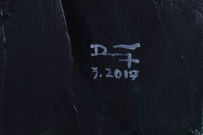 Original Abstract Expressionism People Painting by Mai Huy Dung