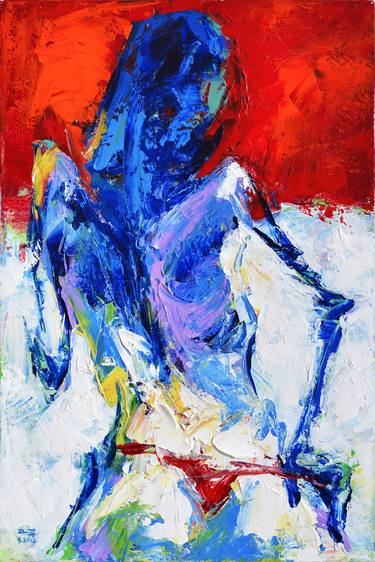 Print of Abstract Expressionism Nude Paintings by Mai Huy Dung