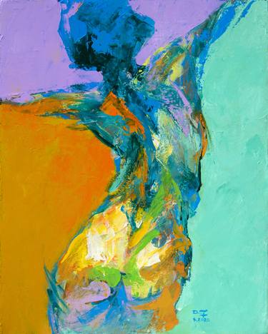 Print of Expressionism Nude Paintings by Mai Huy Dung