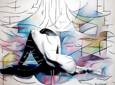 Print of Figurative Nude Paintings by Mel Fiorentino