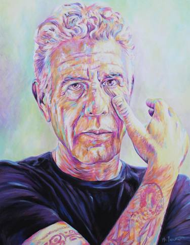 Print of Celebrity Paintings by Mel Fiorentino
