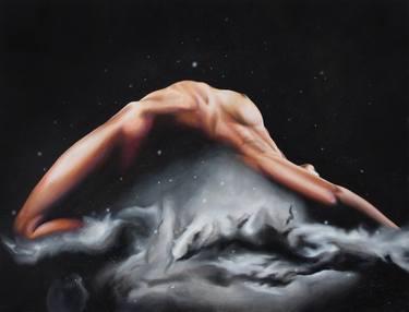 Original Figurative Nude Paintings by Mel Fiorentino