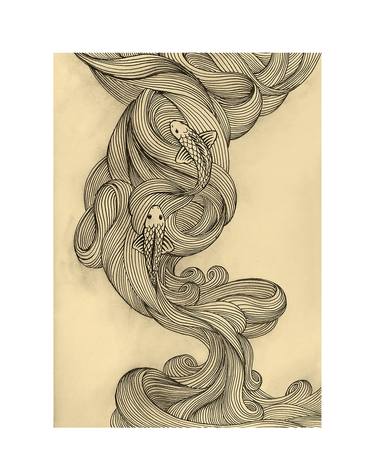 Print of Abstract Patterns Drawings by Richard Ralya
