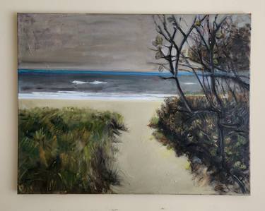 Original Fine Art Beach Paintings by Sonia Langer