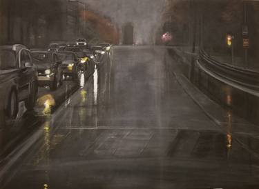 Print of Cities Paintings by Sonia Langer