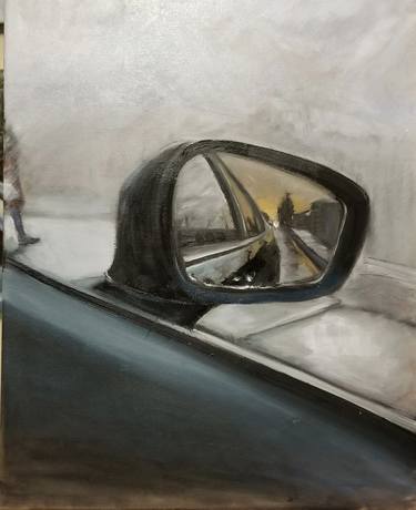 Original Contemporary Car Paintings by Sonia Langer