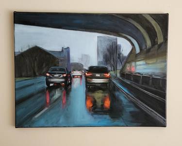 Original Contemporary Cities Paintings by Sonia Langer
