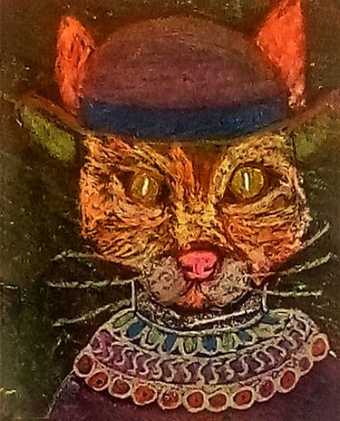 Print of Conceptual Cats Paintings by John Franklin White