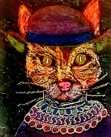Print of Conceptual Cats Paintings by John Franklin White