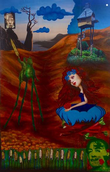 Print of Surrealism Love Collage by AMY PELAEZ