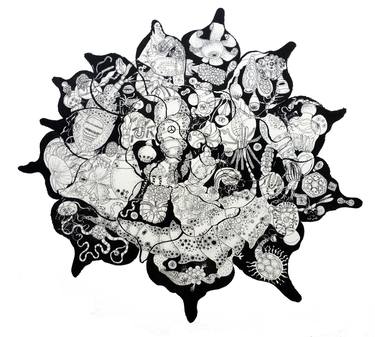 Original Abstract Nature Drawings by Hui Ling Lee