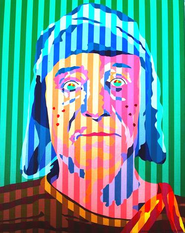 Original Pop Art Portrait Paintings by Stanley Bermudez