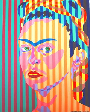 Original Pop Art Portrait Paintings by Stanley Bermudez