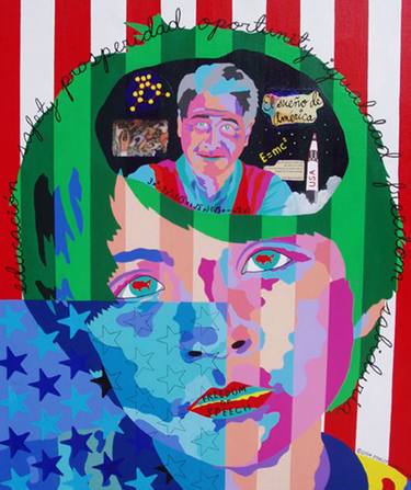 Original Pop Art Political Paintings by Stanley Bermudez