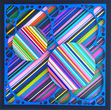 Original Pop Art Abstract Paintings by Stanley Bermudez