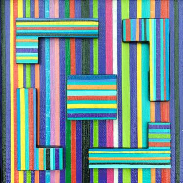 Original Fine Art Abstract Paintings by Stanley Bermudez