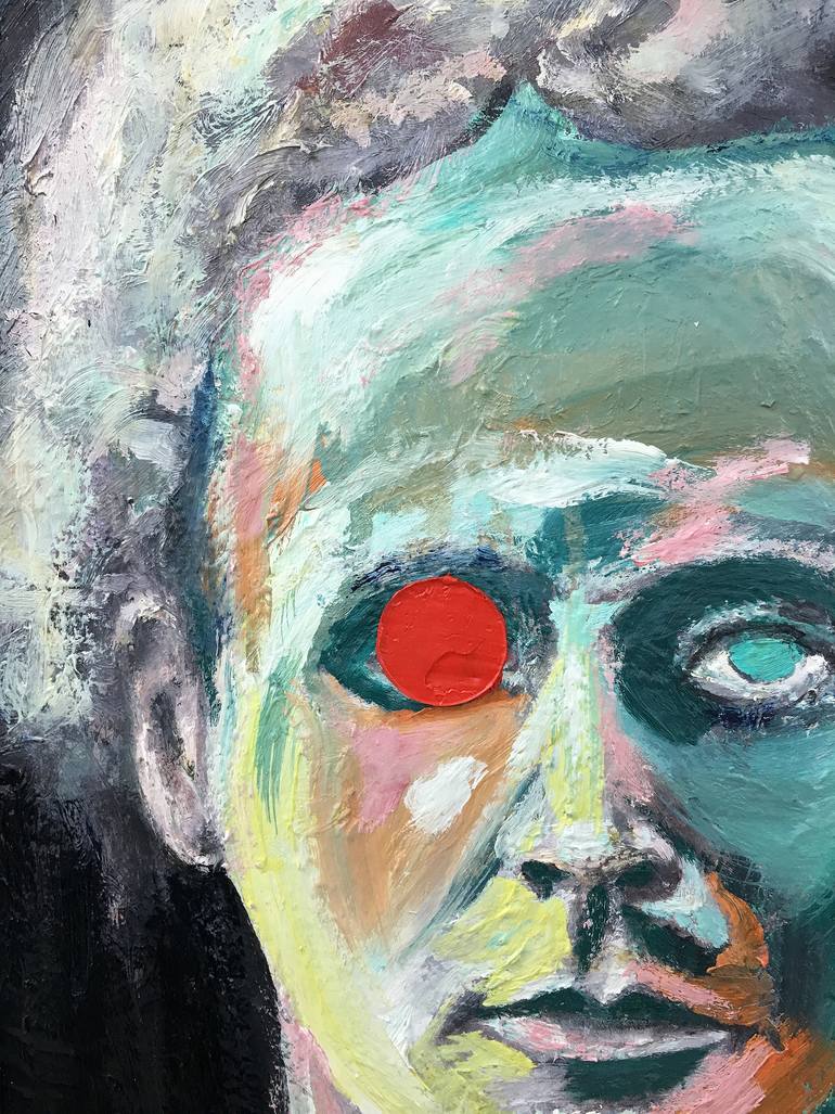 Original Figurative People Painting by Gunter Pusch