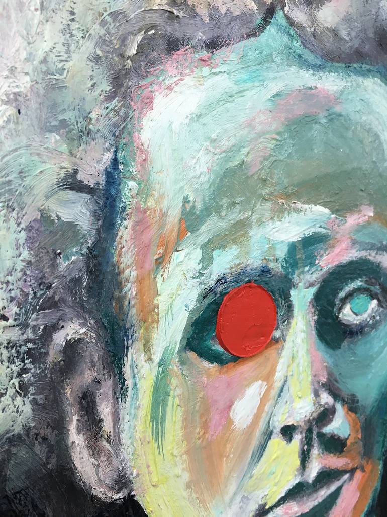 Original Figurative People Painting by Gunter Pusch