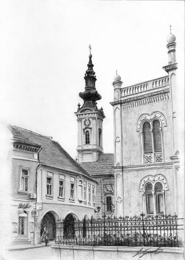 Bishop's palace and Orthodox church thumb