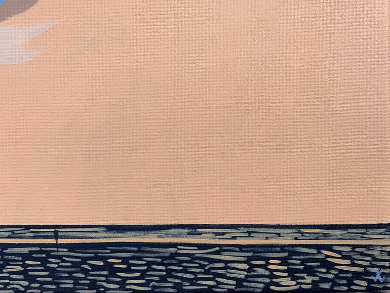 Original Documentary Beach Painting by Vicky Wills