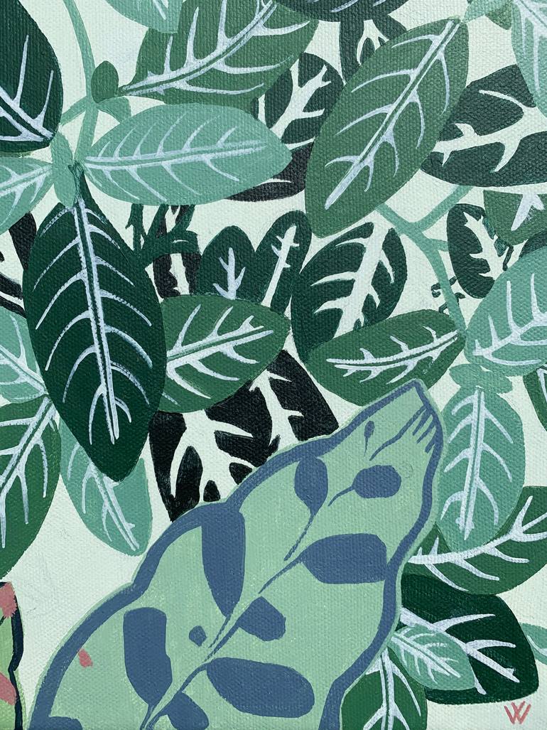 Original Documentary Garden Painting by Vicky Wills