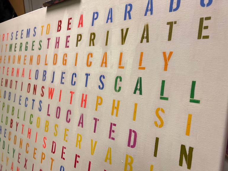 Original Contemporary Language Painting by Jelena Antic