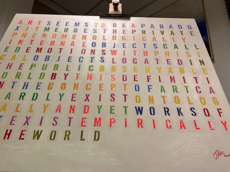 Original Contemporary Language Painting by Jelena Antic