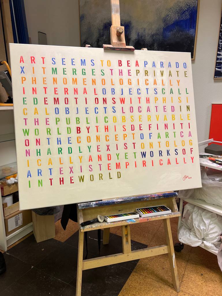 Original Contemporary Language Painting by Jelena Antic