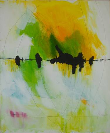 Print of Abstract Expressionism Abstract Paintings by Jelena Antic