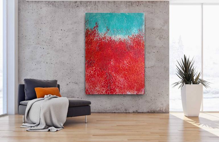 Original Abstract Expressionism Abstract Painting by Jelena Antic