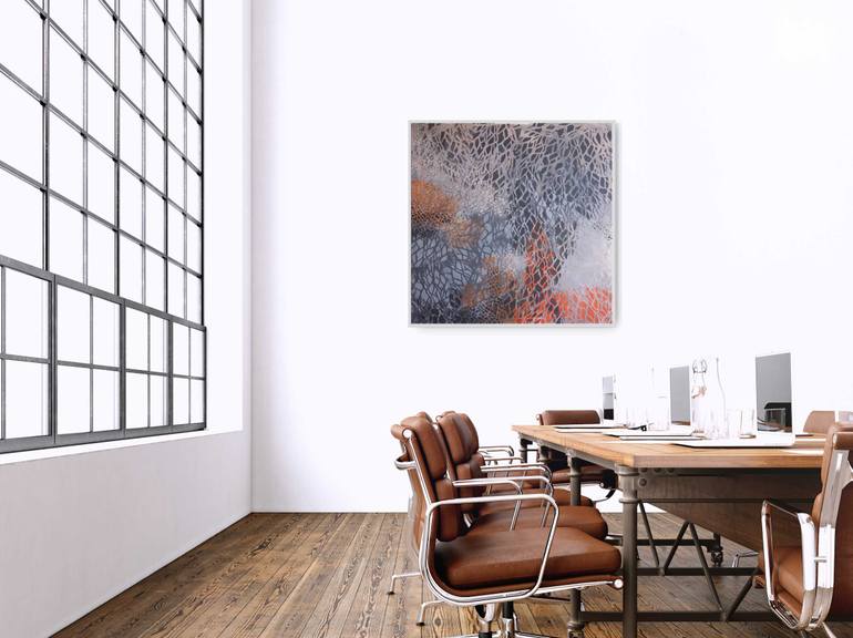 Original Abstract Expressionism Abstract Painting by Jelena Antic
