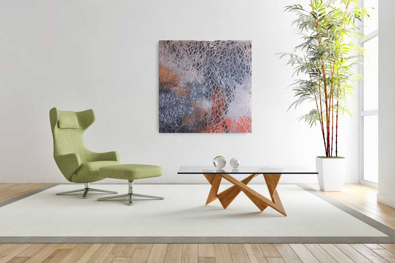 Original Abstract Expressionism Abstract Painting by Jelena Antic