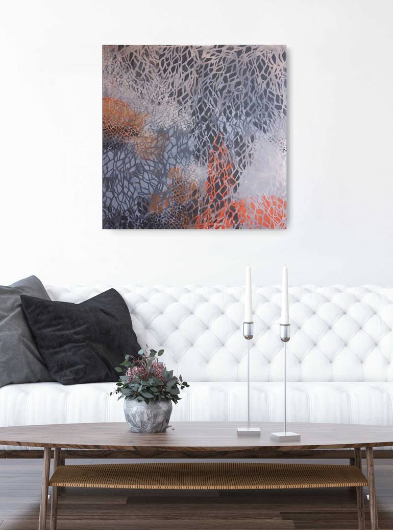 Original Abstract Expressionism Abstract Painting by Jelena Antic
