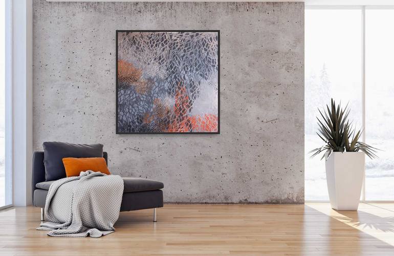 Original Abstract Expressionism Abstract Painting by Jelena Antic