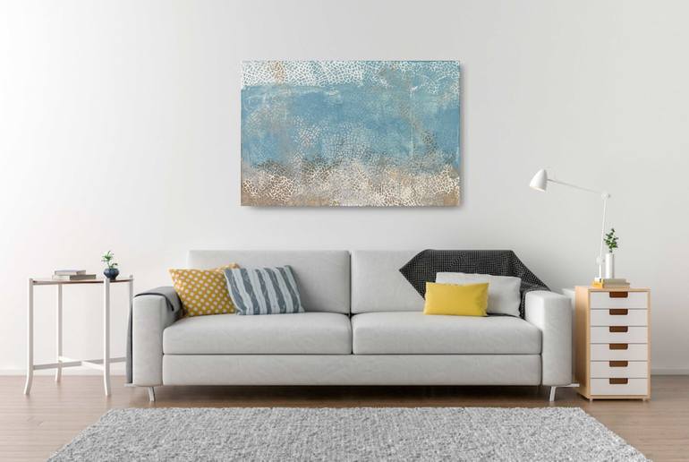 Original Minimalism Abstract Painting by Jelena Antic