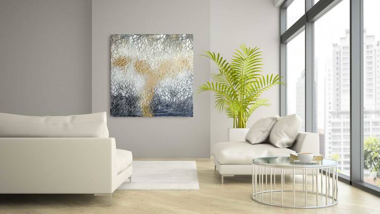Original Fine Art Abstract Painting by Jelena Antic