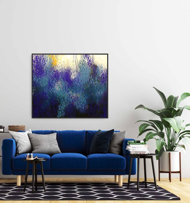 Original Abstract Expressionism Abstract Painting by Jelena Antic