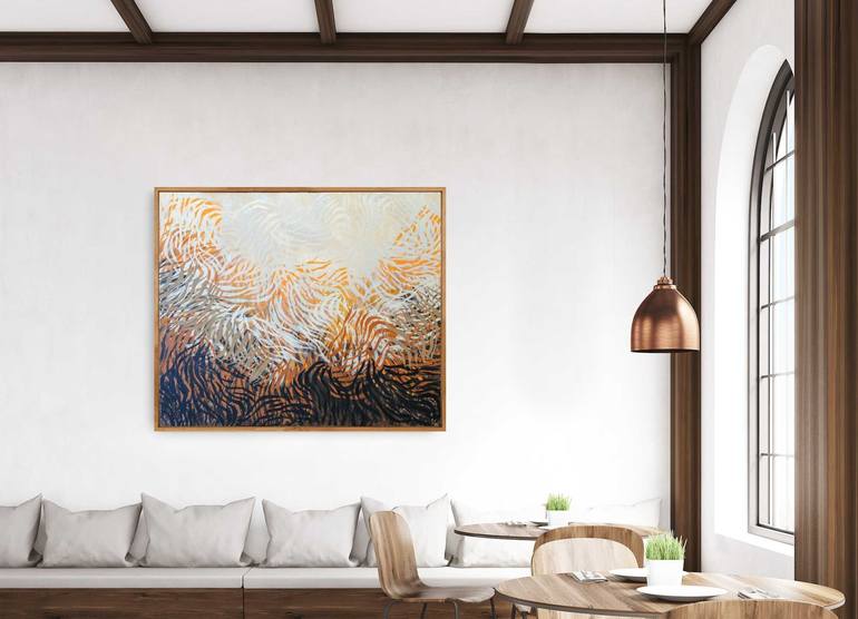 Original Abstract Expressionism Abstract Painting by Jelena Antic