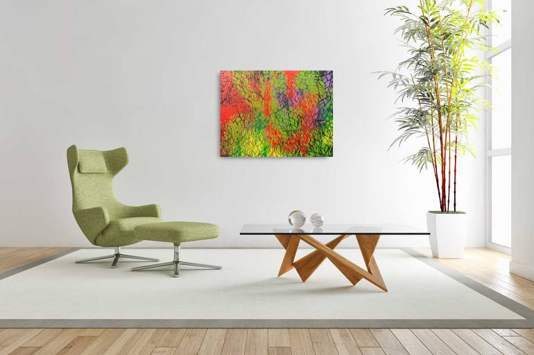 Original Abstract Expressionism Abstract Painting by Jelena Antic